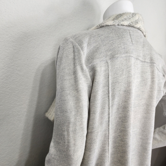 Lucky Wool Gray Boho Open Long Cardigan Size M - Picture 8 of 13